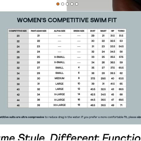 (10/36) NWT Speedo Swimsuit One Piece Pro Light Super Pro Solid - Picture 5 of 5